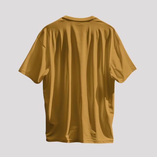 Plain Mustard Yellow Oversized T-Shirt