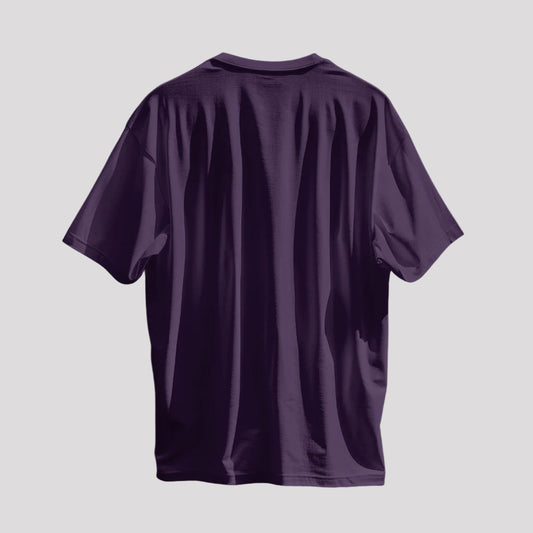 Plain Purple Oversized T-Shirt