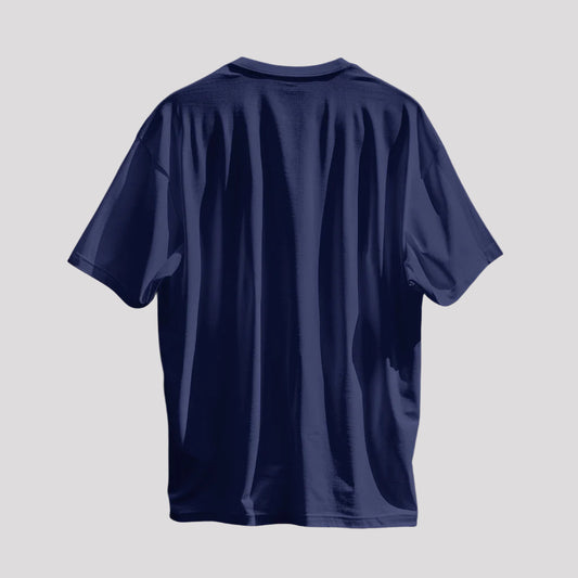 Plain Royal Blue Oversized T-Shirt