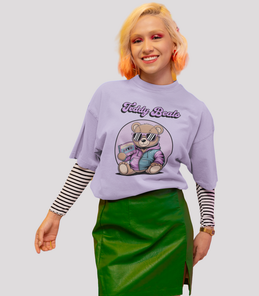 Teddy Beats Women Oversized T-Shirt
