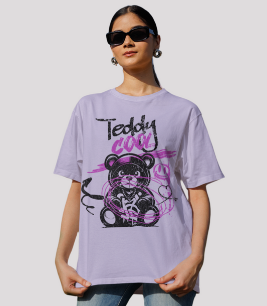 Teddy Cool Women Oversized T-Shirt